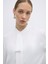 Kendinden Fularlı Hakim Yaka Gömlek Ekru K2613514_049 3