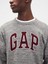 Erkek Gri Relaxed Gap Logo Intarsia Sweat 3