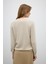 Fermuarlı Triko Hırka Bej K2671036_024 2