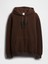 Erkek Kahverengi Relaxed Gap Logo Sherpa Knit Sweatshirt 2