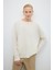 %100 Yün Çift Cepli Triko Kum K2671021_066 4