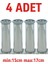 Metal Ayarlanabilir 4 Adet Mobilya Ayağı Metal Tablalı 15CM 1