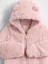 Bebek Açık Pembe Teddy Sherpa Tulum 3