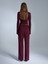 72209 Beli Lastikli Pantolon-Bordo 2