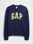 Erkek Lacivert Relaxed Gap Logo Intarsia Sweat 2