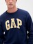 Erkek Lacivert Relaxed Gap Logo Intarsia Sweat 3