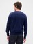 Erkek Lacivert Relaxed Gap Logo Intarsia Sweat 4