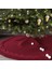 48 Inç Noel Ağacı Etek Büyük Noel Ağacı Etekler Yuvarlak Taban Etek 6-8ft Noel Ağacı Dekorasyon Noel Dekor Kırmızı (Yurt Dışından) 5
