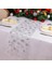 2 Rolls Noel Kar Tanesi Masa Koşucu 11 &quot x 108&QUOT Payet Glitter Masa Koşucu Parti Doğum Günleri Düğünler Için Gümüş (Yurt Dışından) 4
