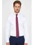 Slım Fıt Uzun Kollu Yüksek Yaka Premium Seri Cotton Saten Beyaz Gömlek 2