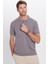 Erkek Slim Fit Dar Kesim Pamuklu Yumuşak Dokulu Serin Tutan Kumaş Düz Pike Polo Yaka Tişört 2