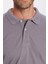Erkek Slim Fit Dar Kesim Pamuklu Yumuşak Dokulu Serin Tutan Kumaş Düz Pike Polo Yaka Tişört 3