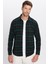 Erkek Slim Fit Dar Kesim Oduncu Kareli Kışlık Gömlek 2