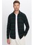 Erkek Slim Fit Dar Kesim Oduncu Kareli Kışlık Gömlek 4