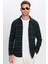 Erkek Slim Fit Dar Kesim Oduncu Kareli Kışlık Gömlek 5