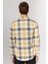 Erkek Slim Fit Dar Kesim Uzun Kollu Kareli Kışlık Oduncu Gömlek 5