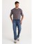 Erkek Regular Fit %100 Pamuk Yan Cepli Baggy Lacivert Jean Kot Pantolon 1