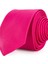 Düz İnce Fuşya Erkek Kravat 2