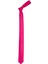 Düz İnce Fuşya Erkek Kravat 3
