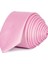 Düz İnce Pembe Erkek Kravat 1
