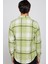 Erkek Slim Fit Dar Kesim Uzun Kollu Kareli Kışlık Oduncu Gömlek 5