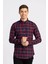 Slim Fit Uzun Kollu Düğmeli Yaka Kareli Pamuklu Kolay Ütü Erkek Gömlek 2