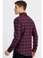 Slim Fit Uzun Kollu Düğmeli Yaka Kareli Pamuklu Kolay Ütü Erkek Gömlek 4