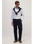 Erkek Regular Fit Klasik Kesim Normal Bel Geniş Paça Lacivert Pantolon 5