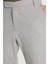 Erkek Slim Fit Dar Kesim Chino Yandan Cepli Pamuklu Gri Pantolon 1