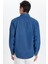 Unisex Relax Fit Rahat Kesim Denim Kot Çıtçıtlı Çift Cepli Lacivert Overshirt Ceket Tarzı Gömlek 4