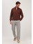Erkek Regular Fit Klasik Kesim Normal Bel Geniş Paça Gri Pantolon 2
