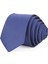 İnce Armürlü Sax Mavi Erkek Kravat 1