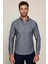 Slim Fit Uzun Kollu Düğmeli Yaka Pamuklu Kolay Ütü Düz Erkek Gömlek 2