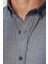 Slim Fit Uzun Kollu Düğmeli Yaka Pamuklu Kolay Ütü Düz Erkek Gömlek 4