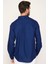 Relax Fit Uzun Kollu Rahat Kesim Çift Cep Denim Kot Lacivert Gömlek 5