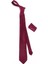 Klasik Armürlü Bordo Kravat 3