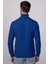 Erkek Slim Fit Dar Kesim Tam Balıkçı Yaka Desenli Lacivert Triko Kazak 5