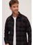Erkek Slim Fit Dar Kesim Uzun Kollu Kareli Çift Cepli Kışlık Oduncu Gömlek 1