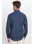 Erkek Slim Fit Dar Kesim Çift Cepli Denim Kot Lacivert Gömlek 6