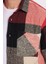 Erkek Relax Fit Rahat Kesim Tek Cepli Kareli Kışlık Oduncu Gömlek 3