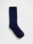 Erkek Lacivert Cashsoft Crew Çorap 1