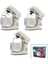 Standlı Mikser - Blender Seti 3 Farklı Uç 8 Kademe Hız+Turbo Hamur Yoğurma-Çırpıcı-Karışıtırıcı+ Kase 1300W 6lt Çelik Hazne -SMX-2769 (5332) 1