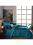Ederlezi King Size (Battal Boy) %100 Pamuk Flanel (Pazen) Nevresim Takımı Turkuaz 2
