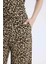 Straight Fit Leopar Desenli Cepli Bürümcük Pantolon 9