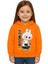 Unisex Baskılı Çocuk Swaetshirt Labubu Baskılı Kapüşonlu 3 Iplik Şardonlu 2