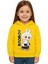Unisex Baskılı Çocuk Swaetshirt Labubu Baskılı Kapüşonlu 3 Iplik Şardonlu 2
