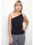Tek Omuz Tokalı Bluz 1