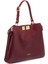 Bordo Hakiki Deri Kadın El Çantası - S25K1BC80444-F9J 2