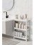 çınar ticaret tekerlekli 3 katlı çok amaçlı raf ünitesi - banyo mutfak düzenleyici organizer raf 2