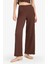 Regular Fit Beli Lastikli Basic Düz Bürümcük Pantolon 9